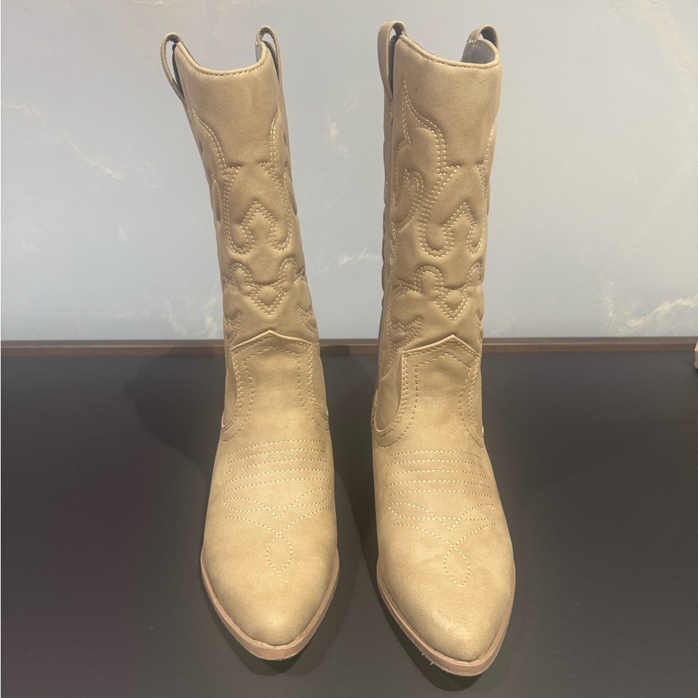 Soda Tan Combat & Moto Boots